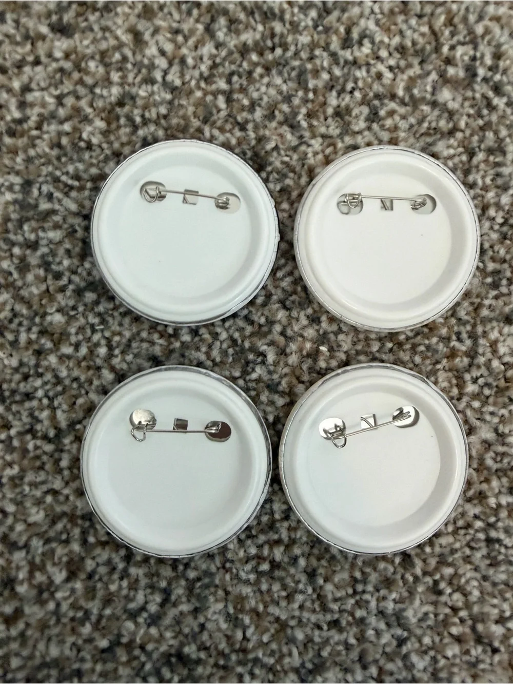 Iowa Hawkeyes Black and Gold Buttons - Set of 4